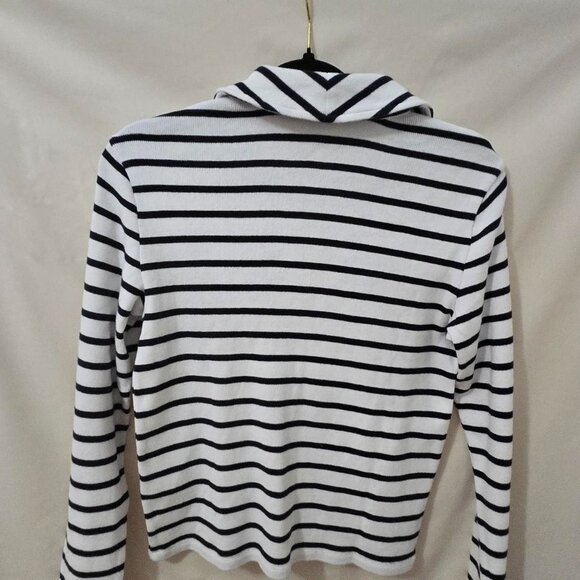 ♡♡♡♡ Madewell Ribbed Zip-Front Tee ♡♡♡♡ - Picture 3 of 7
